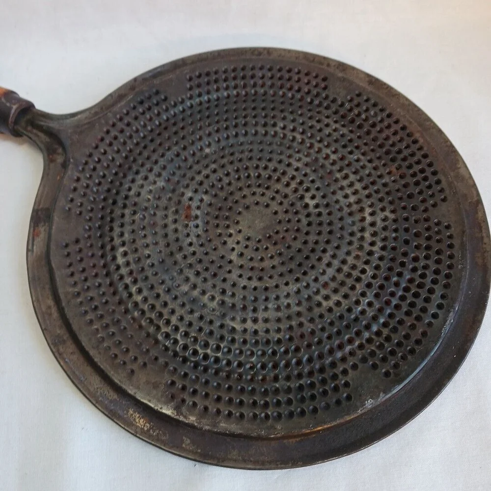Vintage 1950s Gas Stove Screen Metal Flame Diffuser MCM